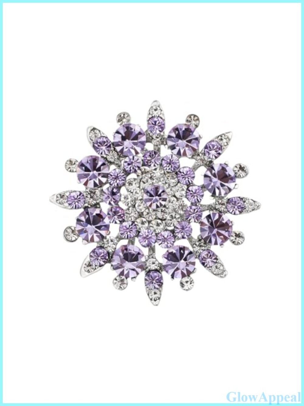 Adjustable Crystal Rhinestone Floral Statement Ring - Picture 1 of 5